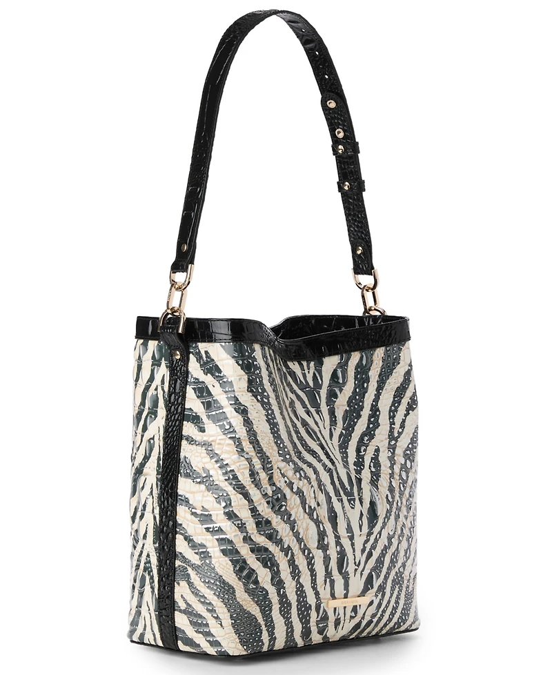 Brahmin Celina Small Leather Bucket Bag