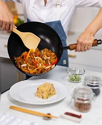 Joyce Chen Ceramic Carbon Steel 12" Stir Fry Pan
