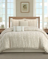 Stratford Park Desia Leaves 6-Pc. Comforter Set
