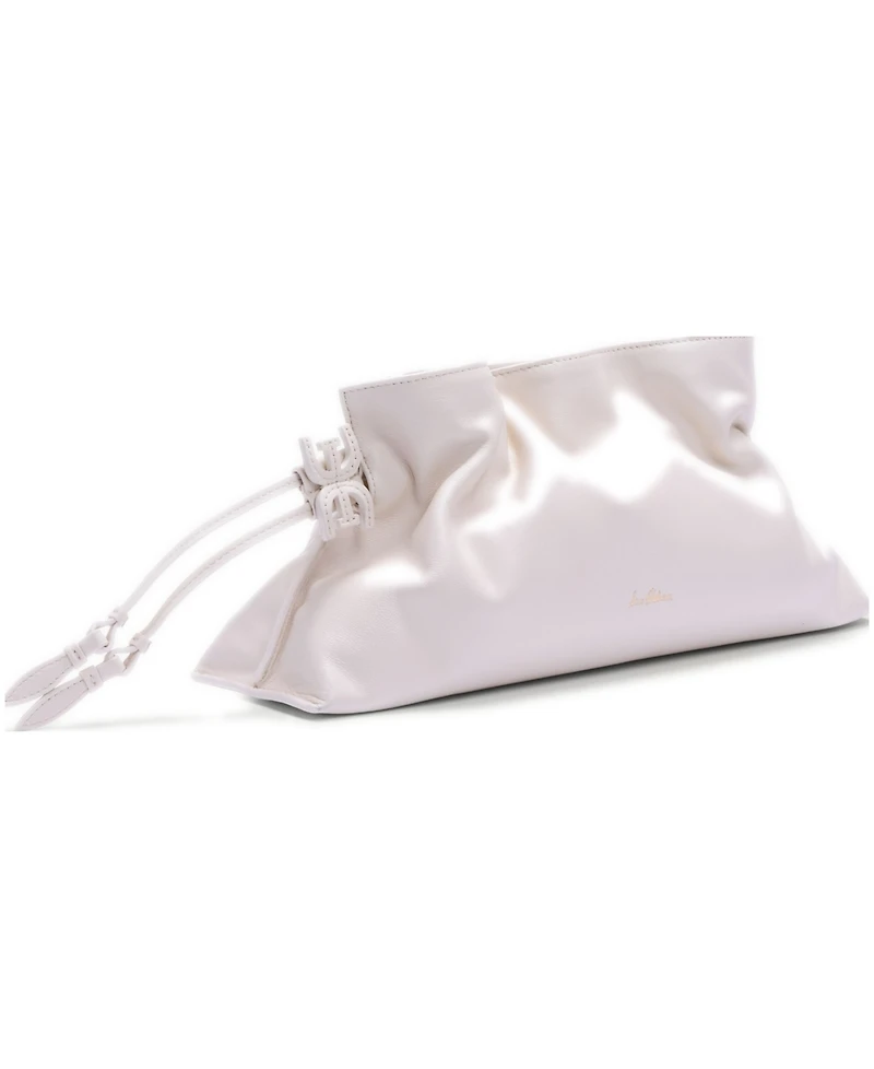 Sam Edelman Poppy Oversized Leather Drawstring Clutch