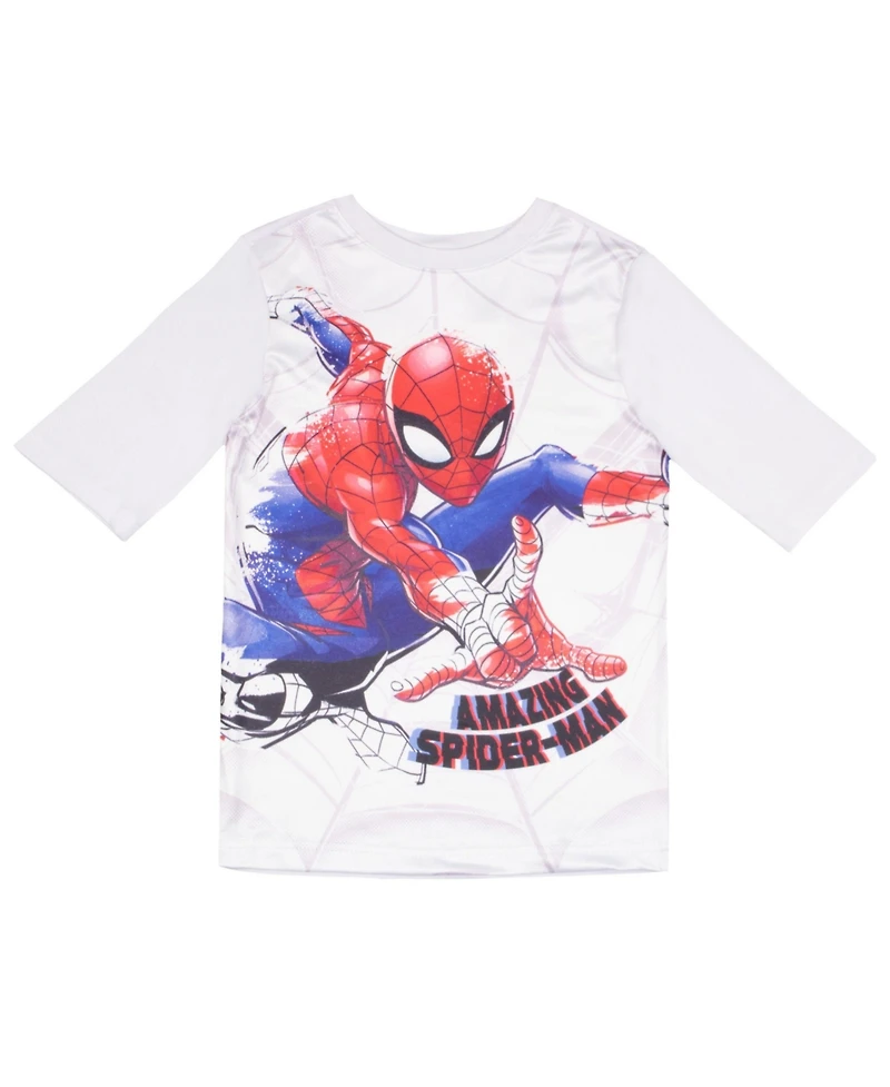 Spider-Man Boys Quick-Drying Short and Trunks 2-Piece Swimwuit Set