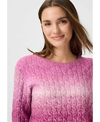 Olsen Women's Ombre Cable Knit Sweater