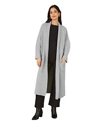 Yumi Knitted Maxi Cardigan With Pockets