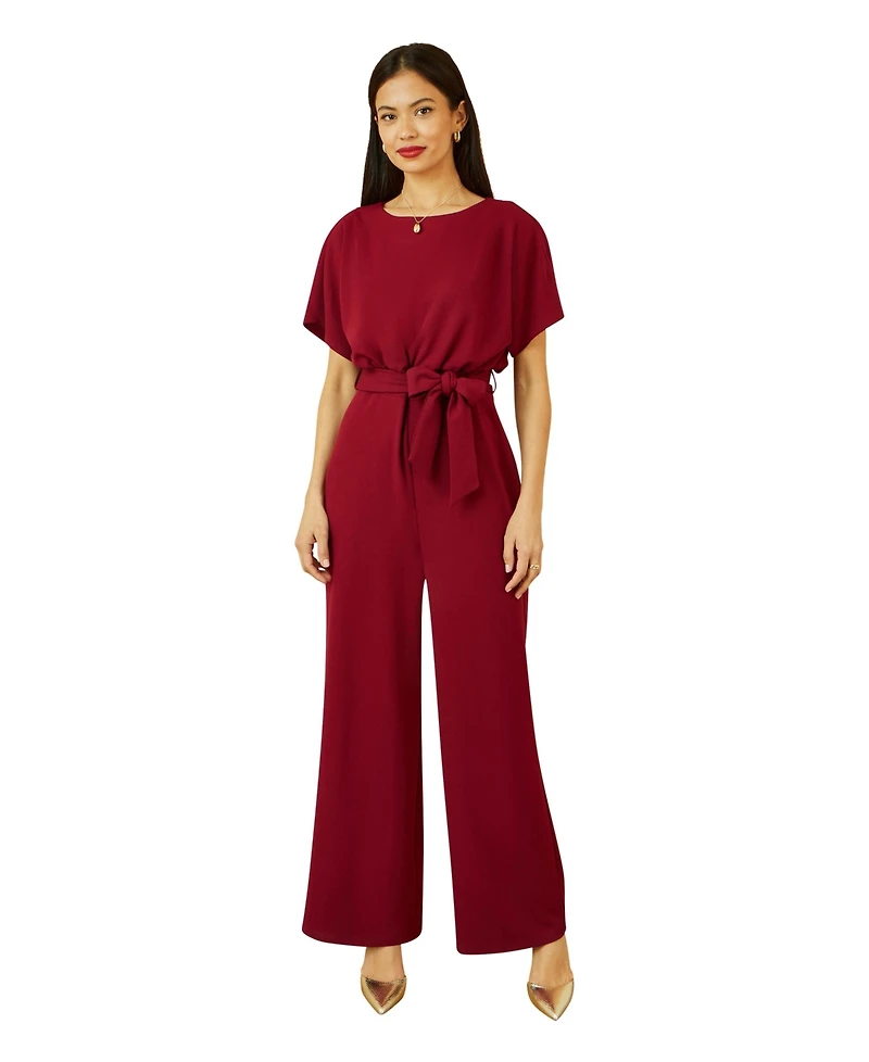 Yumi Women's Batwing Stretch Jumpsuit