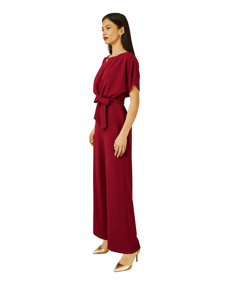 Yumi Women's Batwing Stretch Jumpsuit