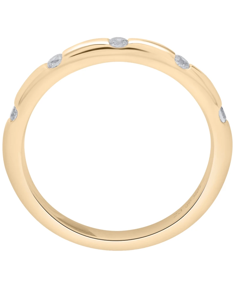 Wrapped Diamond Ring (1/6 ct. t.w.) in 10K Yellow Gold