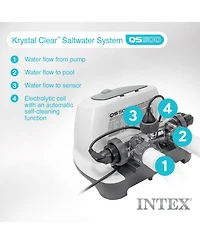 Intex Krystal Clear Saltwater System for 7000 Gallon Above Ground Swimming Pool