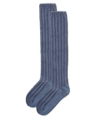 MeMoi Women's Track Flow Striped Knee-High Socks