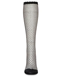 MeMoi Women's Diamond Trellis Knee High Socks