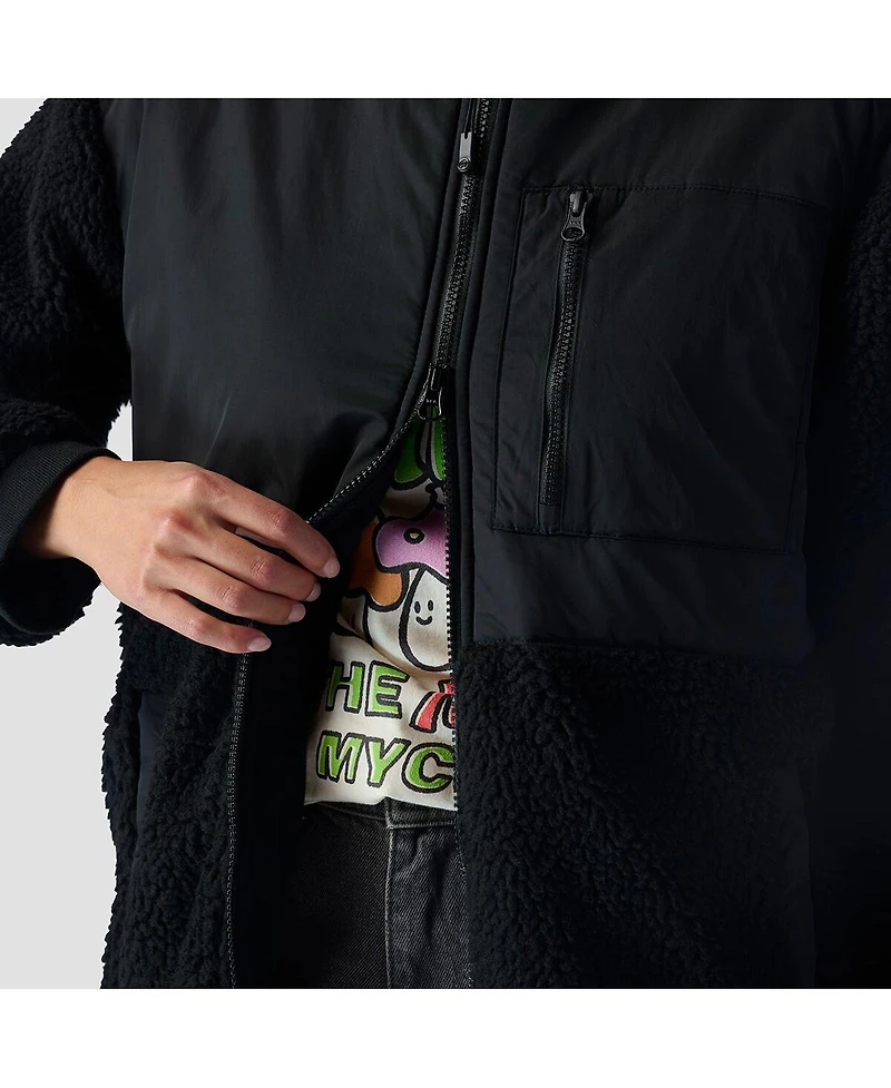 Backcountry Women's Mixed Fabric Fleece Long Coat Jackets