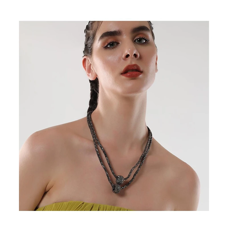 Sohi Women's The Mirror Multi-Layer Necklace