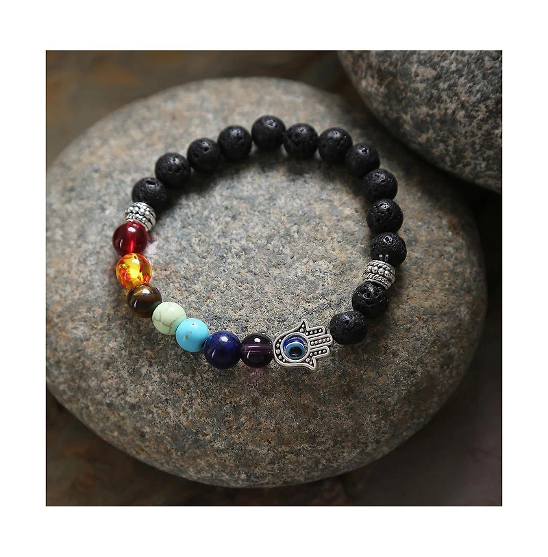 Sohi Women's Hamsa Beaded Bracelet