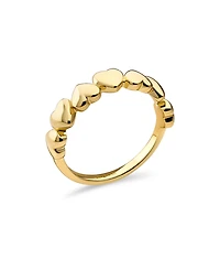 Devata Sweet Heart Ring in Gold Plated Sterling Silver