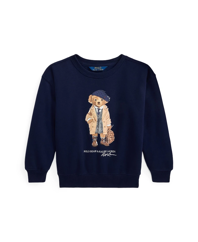 Polo Ralph Lauren Girls 2T-6X Crewneck Boxy Sweatshirt