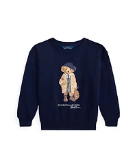 Polo Ralph Lauren Girls 2T-6X Crewneck Boxy Sweatshirt