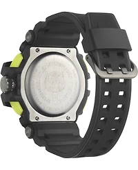 Plein Sport Mens Combat Digital Black Silicone Strap 50MM
