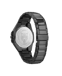 Plein Sport Mens Tigermaster 3 Hand Date Quartz Ip Black Bracelet 47MM