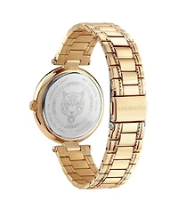 Plein Sport Womens Opium 2 Hand Quartz Ip Yellow Gold Bracelet 38MM
