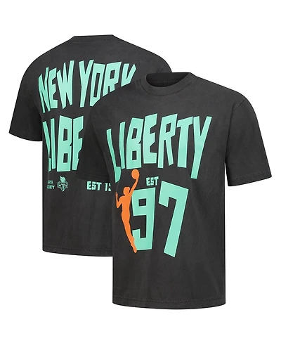 Playa Society Men's and Women's Black New York Liberty Established 1997 Premium T-Shirt