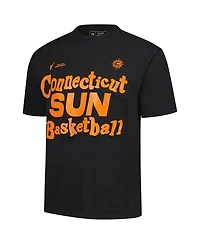 Playa Society Men's and Women's Black Connecticut Sun Wordmark T-Shirt