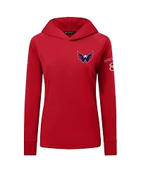 Levelwear Women's Alexander Ovechkin Red Washington Capitals Impression Name Number Raglan Hoodie