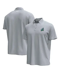 Under Armour Men's Gray Notre Dame Fighting Irish Sporting Leprechaun Icon Polo Shirt