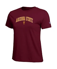 Champion Women's Maroon Arizona State Sun Devils Arched Over Logo T-Shirt