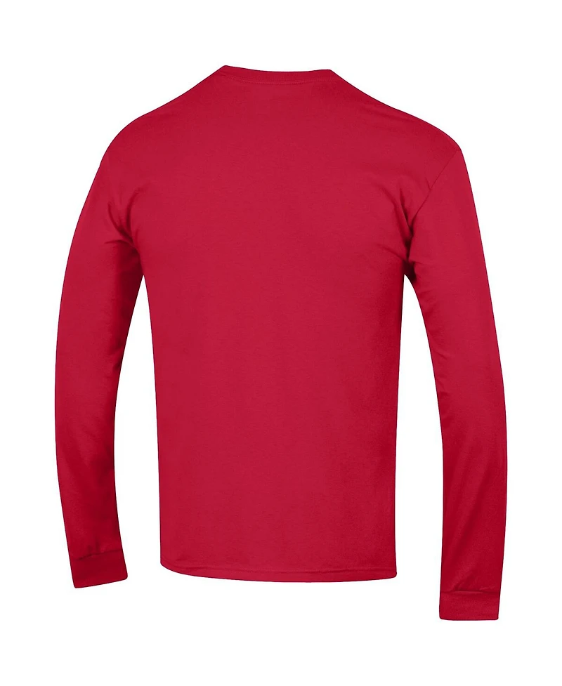 Champion Men's Red Kansas City Chiefs Seal Long Sleeve T-Shirt