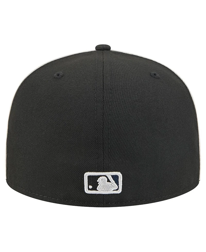 New Era Men's Black York Yankees Soutache 59FIFTY Fitted Hat