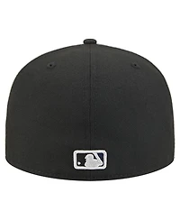 New Era Men's Black York Yankees Soutache 59FIFTY Fitted Hat