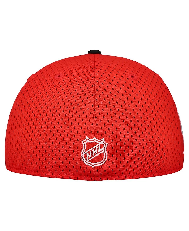 New Era Men's Red/Black Detroit Red Wings Mesh Crown Two-Tone 59FIFTY Fitted Hat