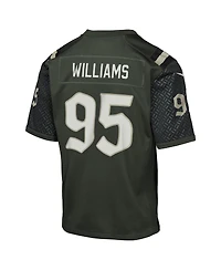 Nike Big Boys and Girls Quinnen Williams Gotham Green New York Jets 2025 Rivalries Collection Game Jersey