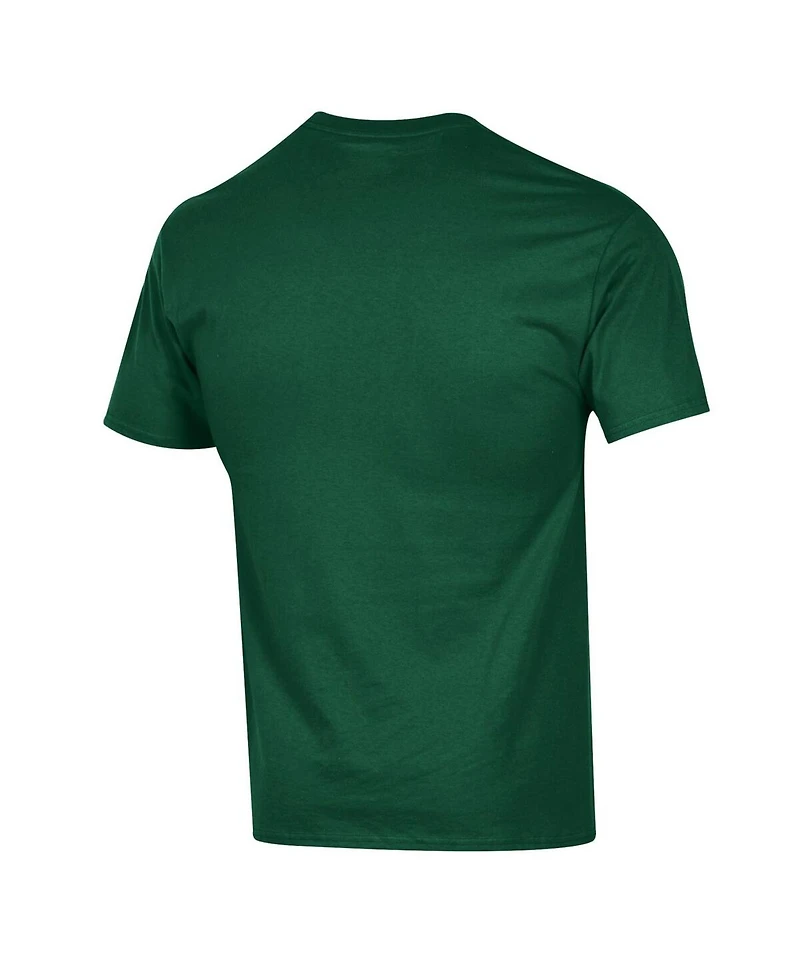 Champion Men's Green Miami Hurricanes Basic Arch T-Shirt
