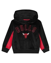 Outerstuff Preschool Black Chicago Bulls Velour Hoodie