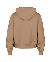 '47 Brand Women's Tan Milwaukee Bucks Sue Foundation Hoodie Sweatshirt