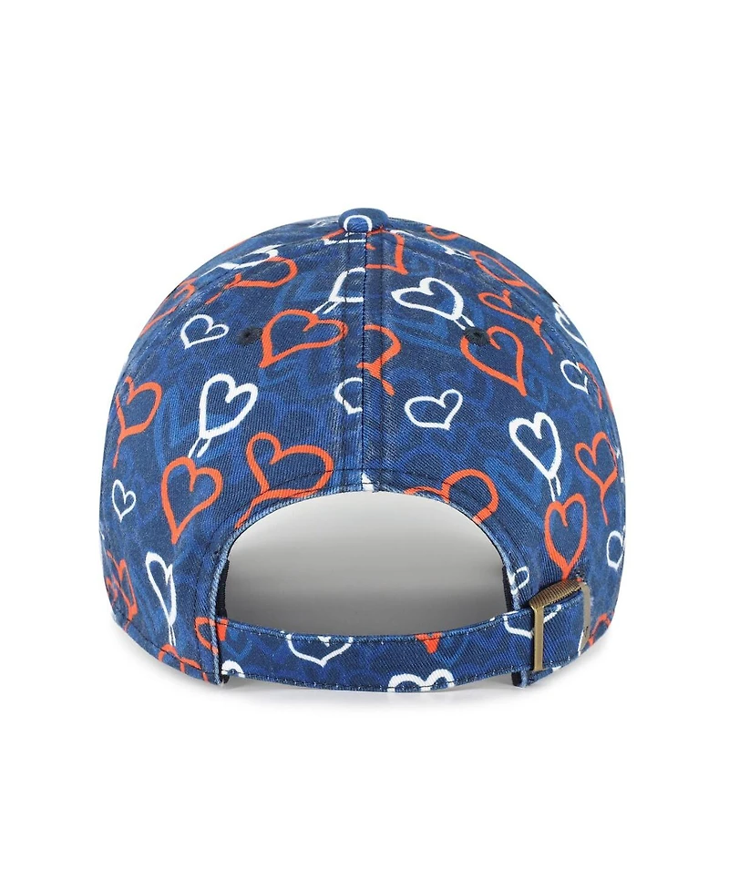 '47 Brand Big Girls Navy Detroit Tigers Mural Clean Up Adjustable Hat