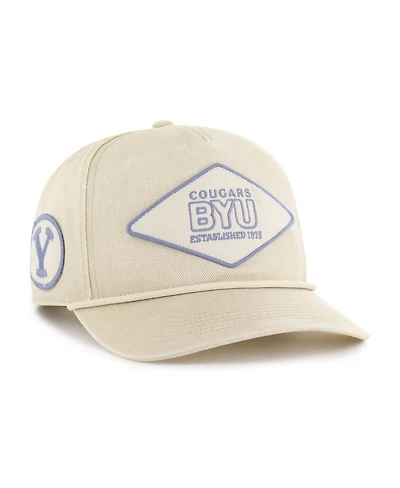 '47 Brand Men's and Women's Cream Byu Cougars Outdoorsmen Cairn Hitch Adjustable Hat