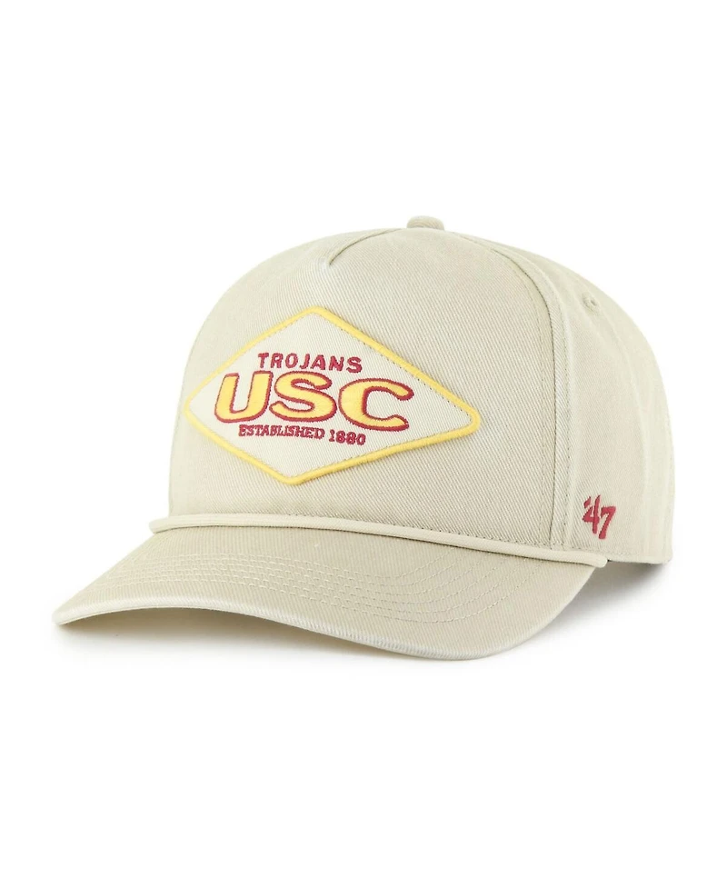'47 Brand Men's and Women's Cream Usc Trojans Outdoorsmen Cairn Hitch Adjustable Hat