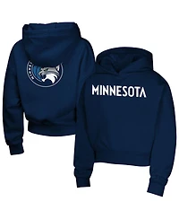 Outerstuff Big Girls Navy Minnesota Lynx Closer Pullover Hoodie