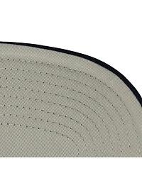 Mitchell & Ness Men's Cream/Navy New England Revolution Upside Down Pro Pinch Snapback Hat