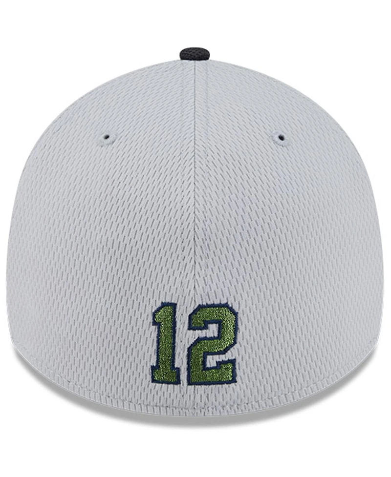 New Era Men's Wolf Gray Seattle Seahawks 2025 Rivalries Collection Fan Pack 39THIRTY Flex Hat
