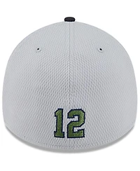 New Era Men's Wolf Gray Seattle Seahawks 2025 Rivalries Collection Fan Pack 39THIRTY Flex Hat