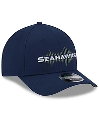 New Era Men's College Navy Seattle Seahawks 2025 Rivalries Collection Team 9FORTY M-Crown Adjustable Hat
