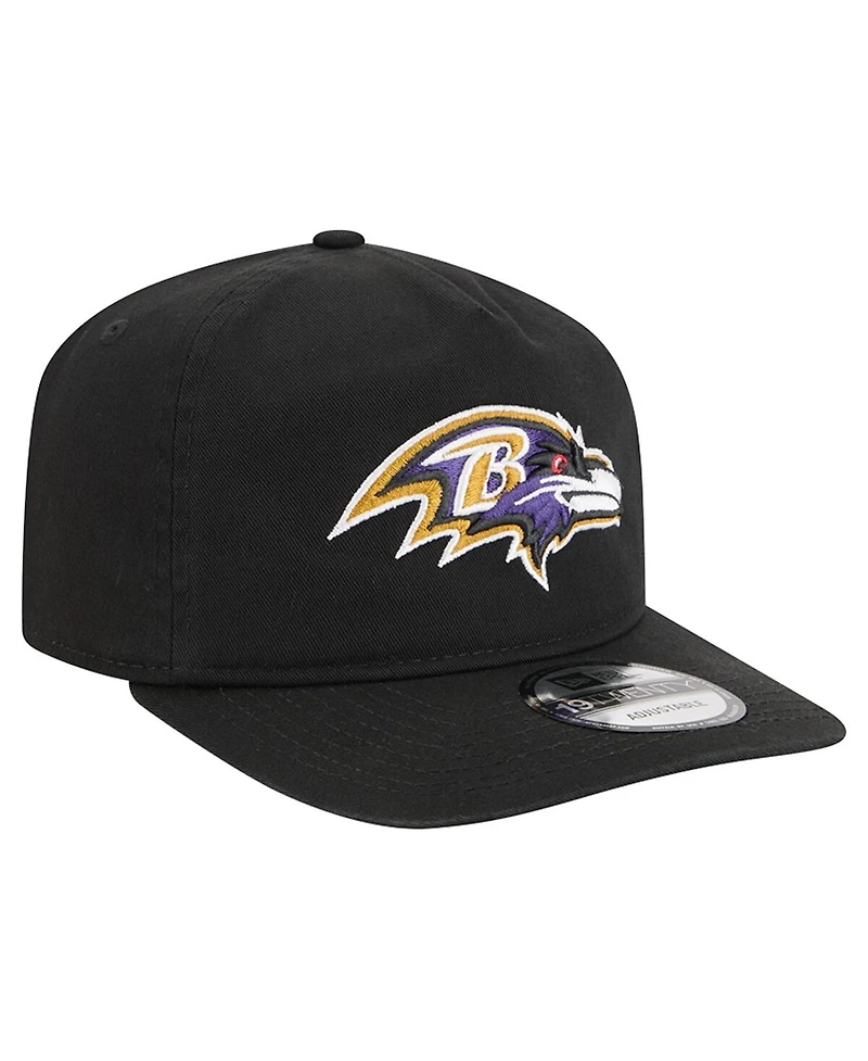 New Era Men's Black Baltimore Ravens Team 19TWENTY Adjustable Hat