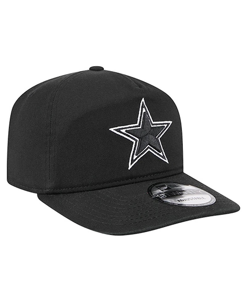 New Era Men's Black/White Dallas Cowboys 19TWENTY Adjustable Hat