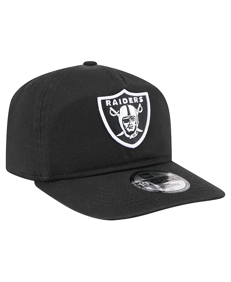 New Era Men's Black/White Las Vegas Raiders 19TWENTY Adjustable Hat