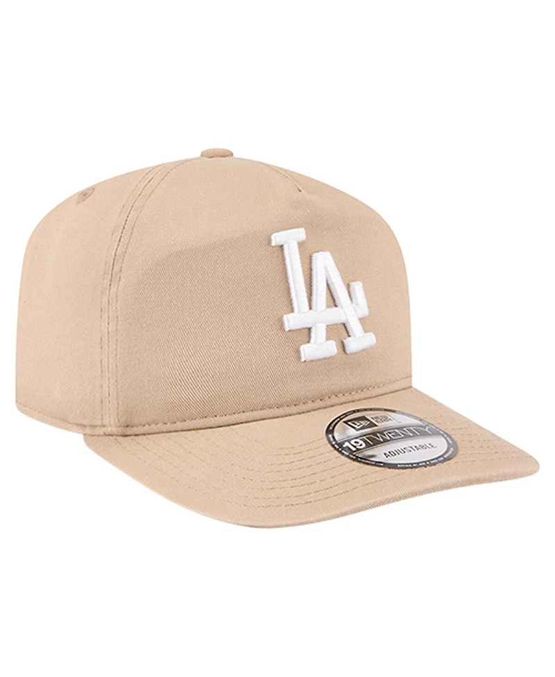 New Era Men's Light Beige Los Angeles Dodgers Cam 19TWENTY Adjustable Hat