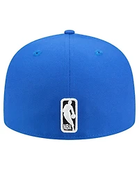 New Era Men's Blue Dallas Mavericks Tri-Hit 59Fifty Fitted Hat