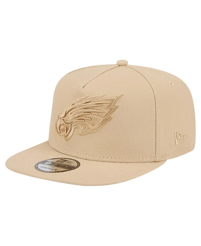 New Era Men's Light Beige Philadelphia Eagles Color Pack A-Frame 9FIFTY Snapback Hat