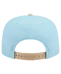 New Era Men's Light Blue/Light Beige New York Mets Color Pack A-Frame 9FIFTY Snapback Hat